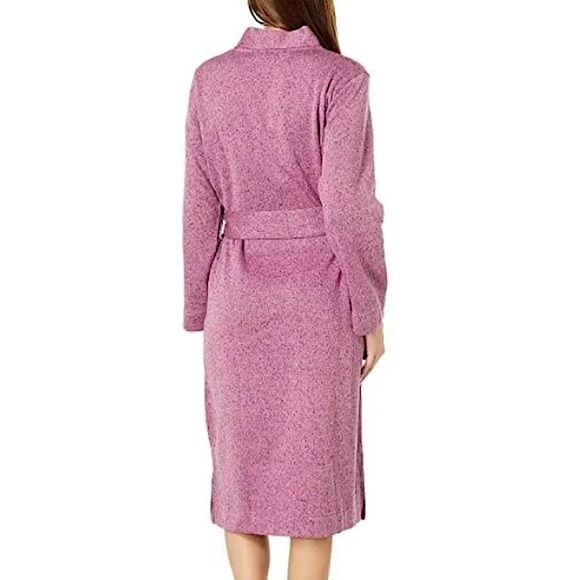NWOT L.L. Bean Lightweight Sweater Fleece Wrap Robe - Picture 3 of 13